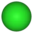 A green sphere