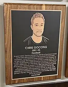 Chris Gocong, who helped lead Cal Poly to an FCS playoff win over Montana in 2005, was drafted in the third round by the Philadelphia Eagles, and played six years in the NFL.