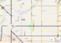 North-east city routes: A line running north along Manchester Street from High Street then turning into Oxford Terrace and Kilmore Street to terminate at Fitzgerald Avenue.