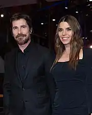 Photograph of Bale and his wife, Sibi Blažić