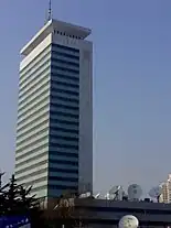 Photo of a tower with over 20 stories.