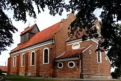 Baroque Holy Trinity church in Chruściel