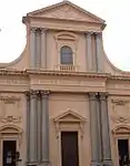 The co-seat of the Archdiocese of Messina-Lipari-Santa Lucia del Mela is Concattedrale Archimandritato del Santissimo Salvatore(Messina).