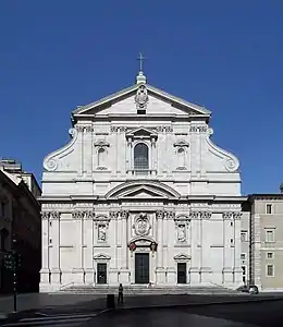 The Church of the Gesù in Rome, is the mother church of the Jesuits.