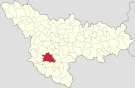 Location in Timiș County