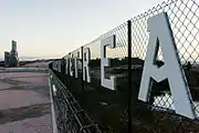 Letters in the City of Culture of Galicia in Gaiás, Santiago