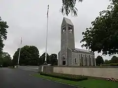 Memorial Chapel, Brittany American Cemetery and Memorial, Saint-James, Normandy, France, 1952-56.