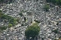 Aerial view of Cemetery