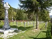 The Uz Valley Cemetery [ro; hu] (Romanian side)