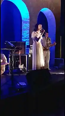 Cindy Lee in concert in Italy in 2018