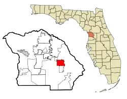 Location in Citrus County and the state of Florida