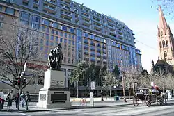 Westin Hotel (completed 2000).  Collins Street, Melbourne. Evocative of the Second Empire.