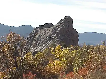 Bath Rock in the City of Rocks