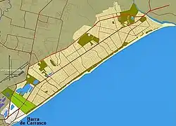 Location of Barra de Carrasco in Ciudad de la Costa