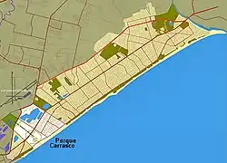 Location of Parque Carrasco in Ciudad de la Costa