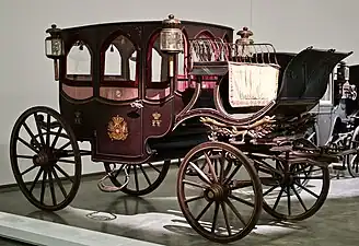 King Pedro V's Clarence coach at National Coach Museum, Portugal