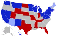 Class 1 US Senators by State & Party