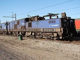 Rear end view of no. E9031, Salkor yard, Saldanha, 14 July 2011