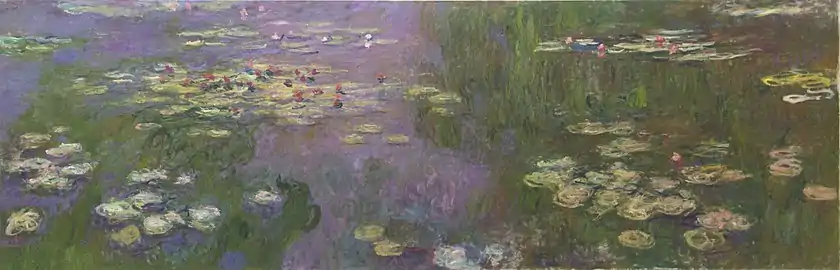 Water Lilies (Nymphéas), 1915–1926, oil on canvas, by Claude Monet