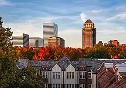 Clayton high-rises seen from the Moorlands