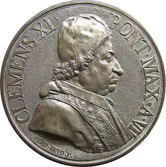 Medal depicting Clement XI