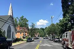 Main Street, historic Clifton, Virginia