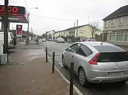 The R147 road through Clonee