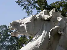 Close-up Titan Fountain.Photograph courtesy Annie in Béziers