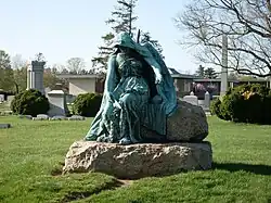 Photograph of the statue