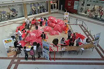 A hands-on activity at the 2014 Cambridge Science Festival, Cambridge, United Kingdom. Use of balloons to explore fundamental mathematics.