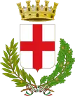 The coat of arms of the city of Milan, Italy