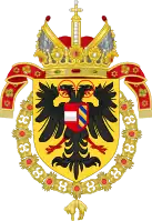 Coat of arms of Maximilian I of Habsburg as Holy Roman Emperor