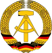 Provisional coat of arms of the GDR(28 May 1953 to 26 September 1955)