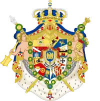 Coat of arms as King of Naples