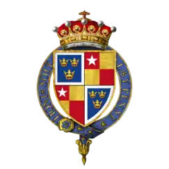 Coat of Arms of Sir Robert de Vere, 9th Earl of Oxford, 1st Duke of Ireland, KG