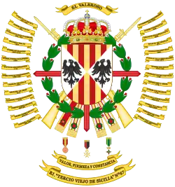 Coat of Arms of the 67th Infantry Regiment "Tercio Viejo de Sicilia" (RI-67)