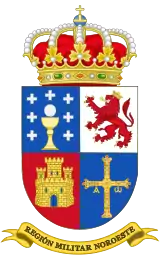 Coat of Arms of the former 6th Military Region, "Noroeste"(1984–1997)