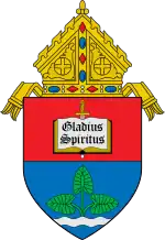 Coat of arms of the Archdiocese of Nueva Segovia