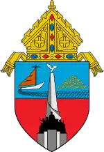 Coat of arms of the Diocese of Kalookan