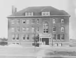 Cobb Divinity School building from 1895-1908. Currently Roger Williams Hall on the campus of Bates College