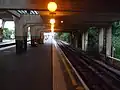 Platforms 1 & 2 looking south (platforms 3 & 4 on the far left)