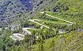 The Col de Braus mountain pass, which was contested as the power stage of Monte Carlo Rally.