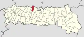 Location in Ialomița County