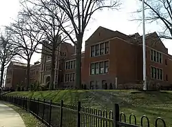 Colfax Elementary School, built 1911, at Beechwood Boulevard and Phillips Avenue in the Squirrel Hill neighborhood.