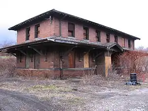 College Hill Station, Beaver Falls, Pennsylvania (1910).