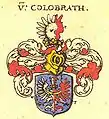 The Kolowratian coat of arms according to the Johann Siebmacher's armorial (1605)