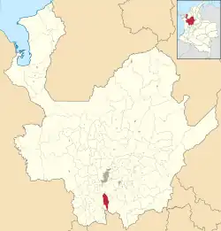 Location of the municipality and town of Santa Barbara in the Antioquia Department of Colombia