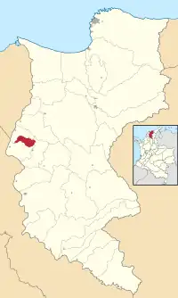 Location of the municipality and town of Concordia in the Department of Magdalena.