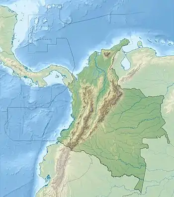 Platypterygius is located in Colombia