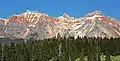 Pilot Knob (left), Golden Horn, and Vermilion Peak